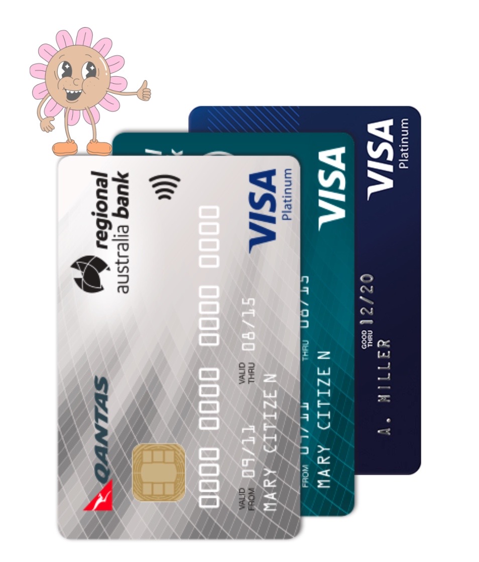 An image showing Visa cards which are accepted for all bills paid using Sniip. We accept Visa for BPAY bills.