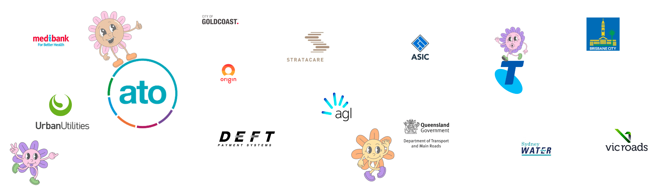 An image showing logos of the top bills paid with Sniip in September, 2023, including the ATO and DEFT broken down by payment method including, debit card, American Express, credit card.